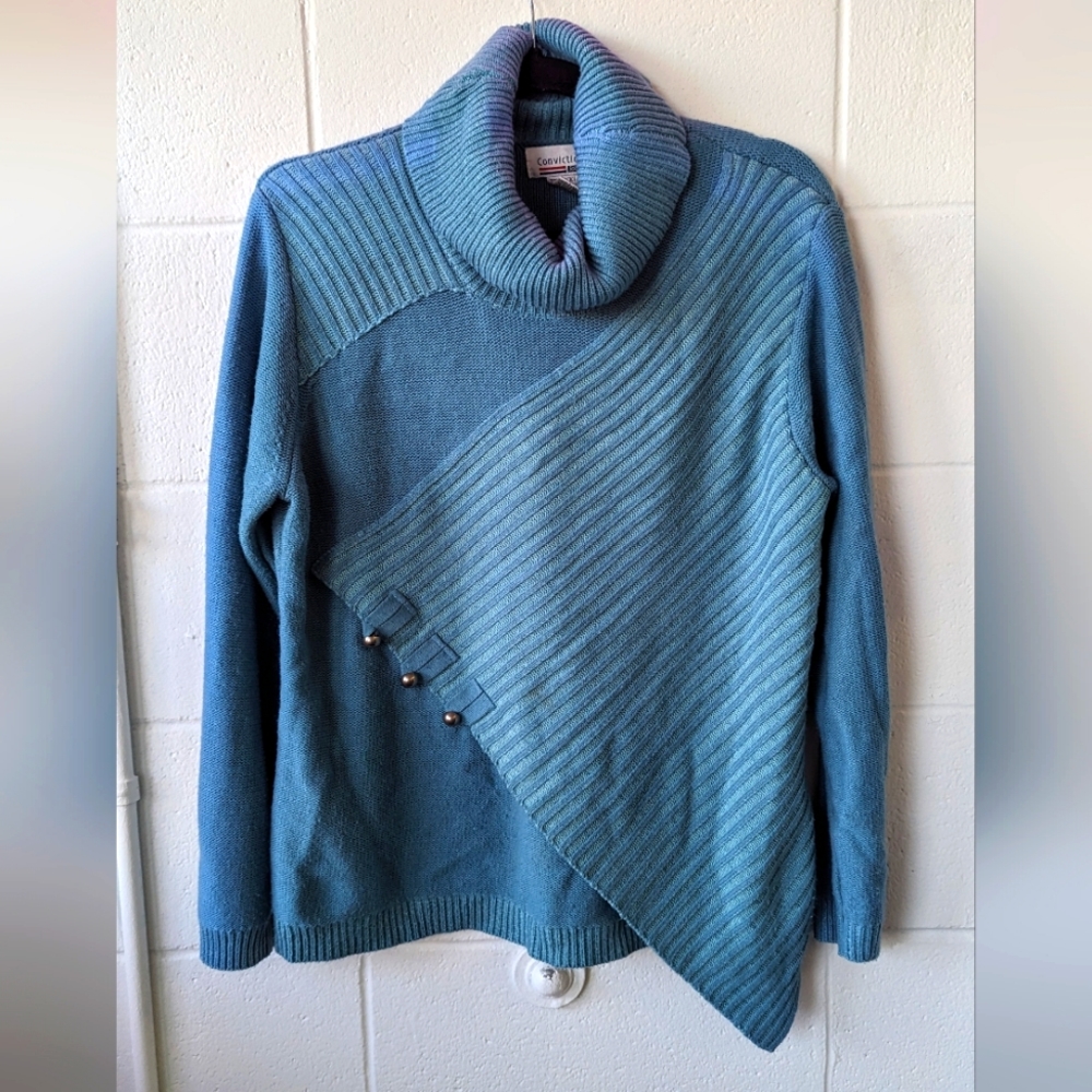Vintage cowl neck sweater - fits as a L